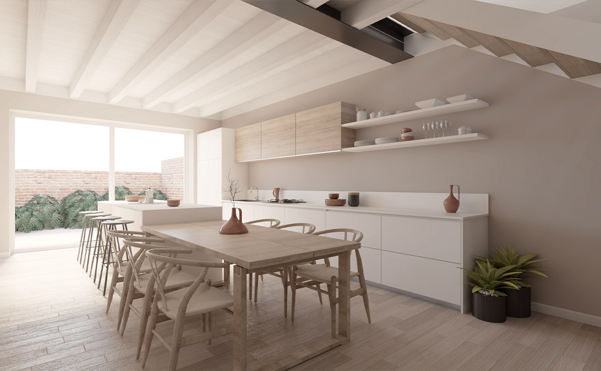 Render 3D cucina