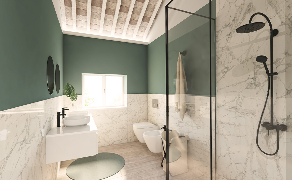 Render 3D bagno