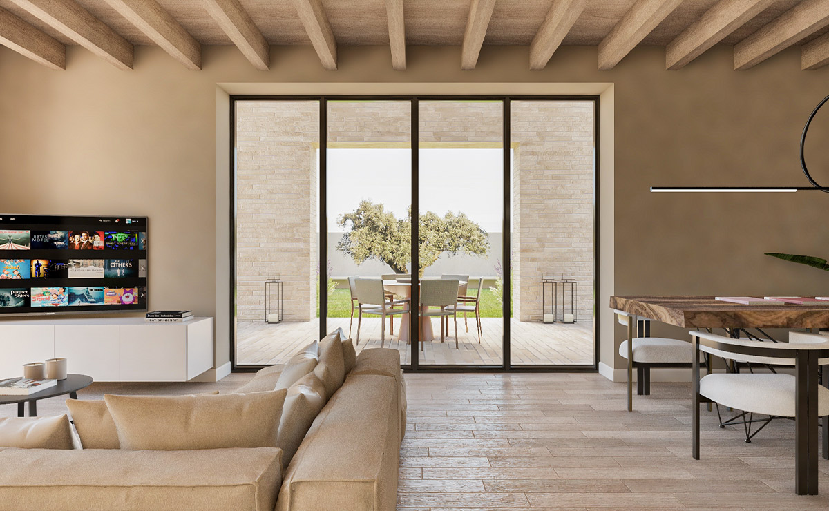 Render zona giorno